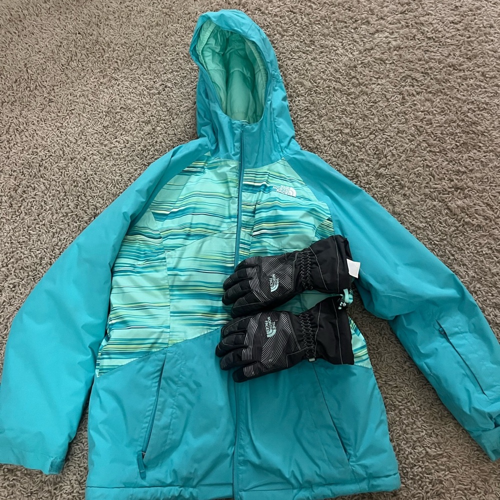 The North Face Jacket with Gloves